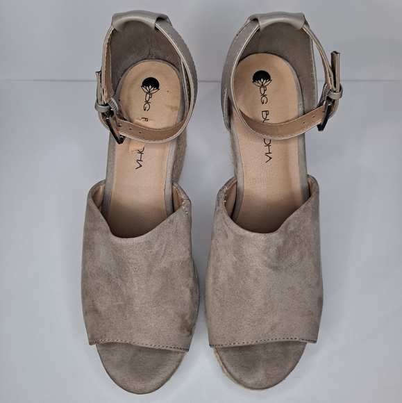 Big Buddha grey ankle strap wedge espadrille - Picture 4 of 13